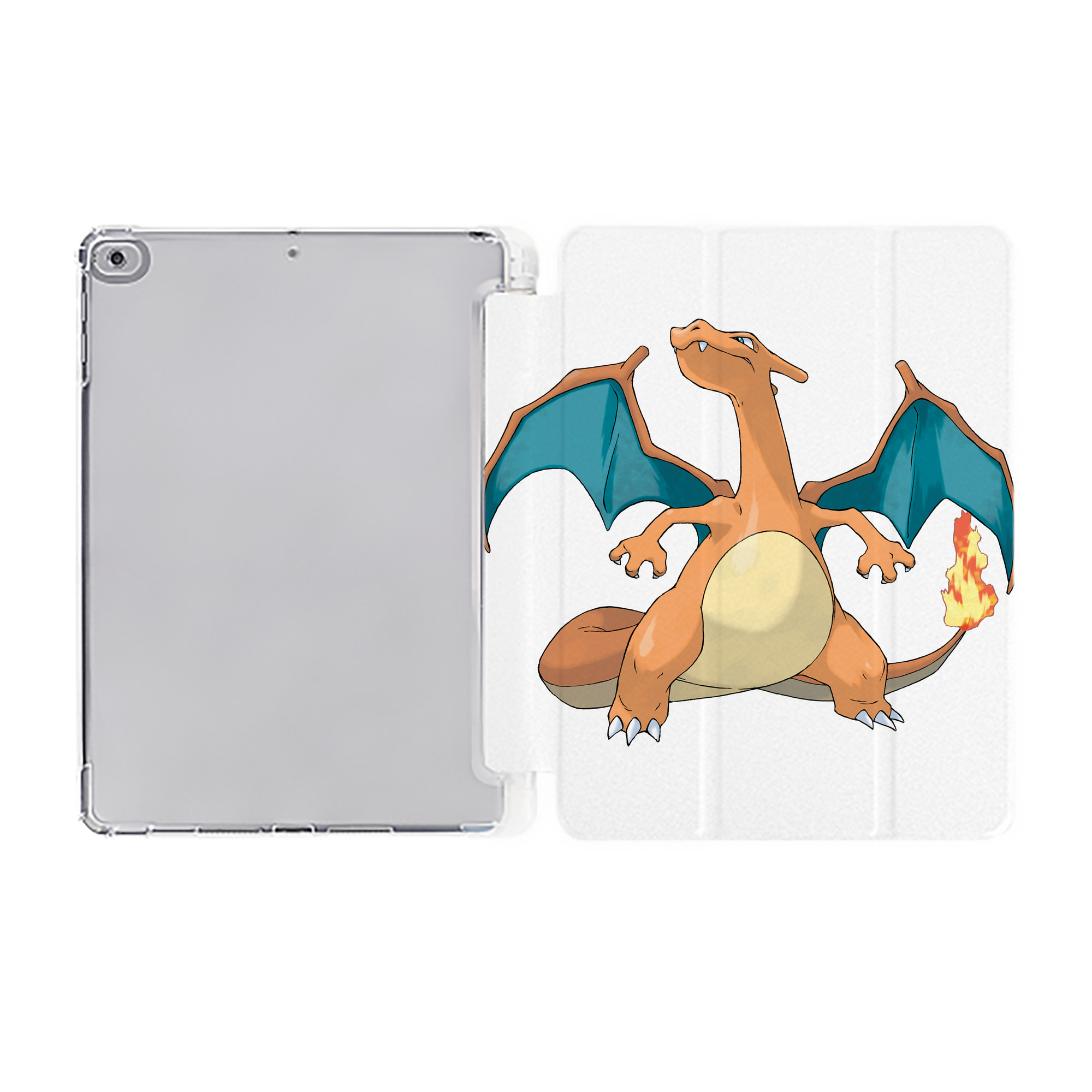 （画像用） ポケットモンスター Pokémon IPad ケース ペン収納付き 三つ折りスタンド PUレザー×シリコン 対応機種9.5/10.5/10.9インチ